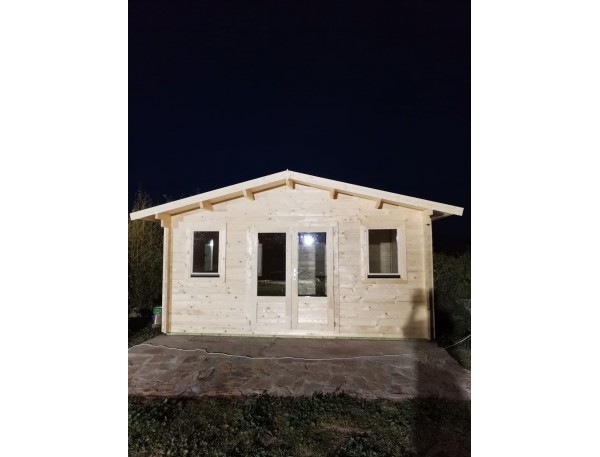 Caseta de jardín MONICA 5x4m, 44mm